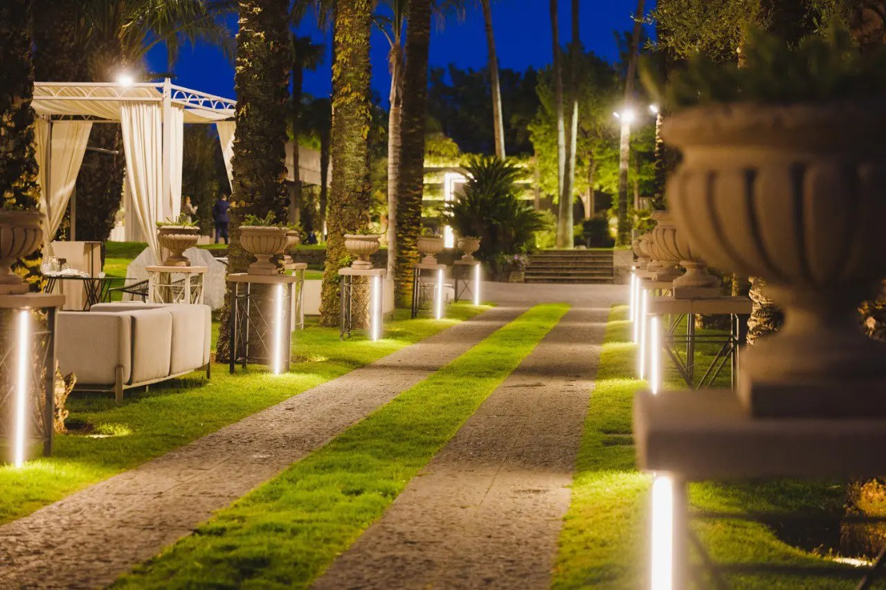 Dettaglio romantico della villa