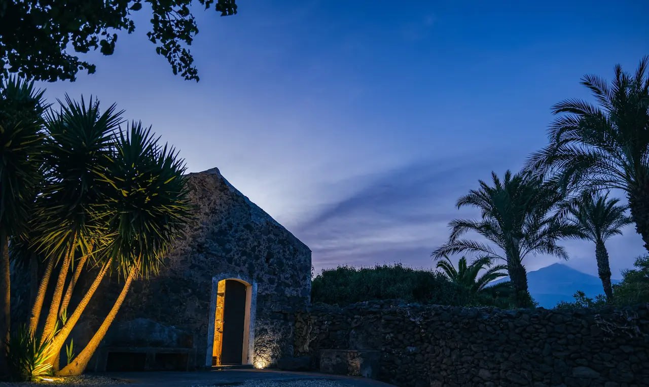 Allestimento della villa